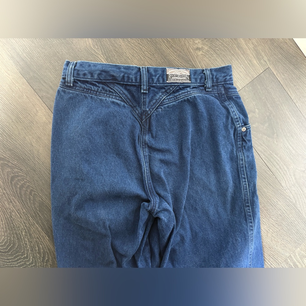 Blue Vintage Rockies bareback jean. Vintage size 30/11.